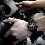 Relógio Masculino CIGA design Z Series Full Hollow Preto (Z011-BLBL-W13)