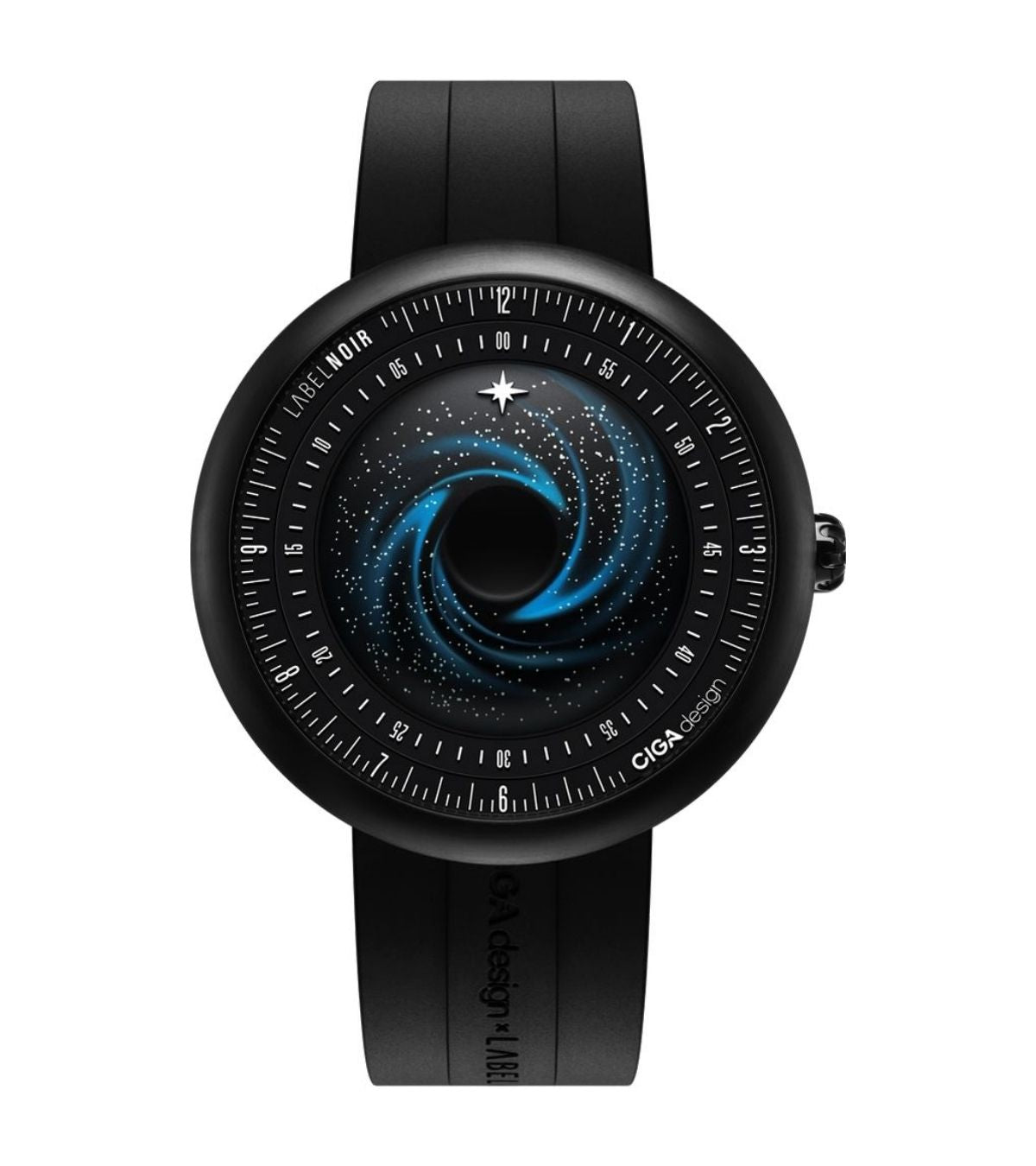 Relógio Masculino CIGA design U Series Black Star Titânio DLC (U035-BB01-W6B)