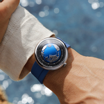 Relógio Masculino Ciga Design Series Blue Planet II Atlantic Titanium -  U034-TU01-6U