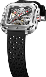 Relógio Masculino CIGA design X Series Gorilla Prata (X011-SISI-W25BK)