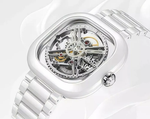 Relógio Masculino CIGA design Eastern Jade Branco (C012-WG01-W7W)