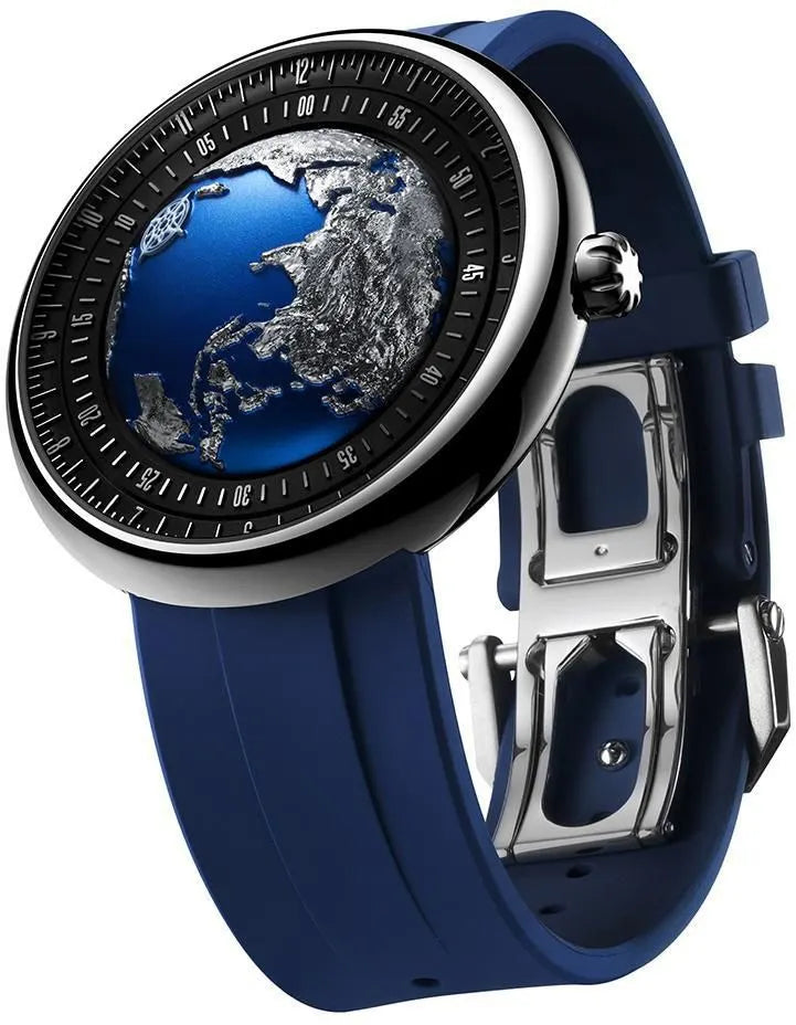 Relógio Masculino CIGA Design Blue Planet II Titânio - Masculino U033-TU02-W6U