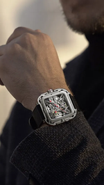 Relógio Masculino CIGA design X Series Gorilla Prata (X011-SISI-W25BK)