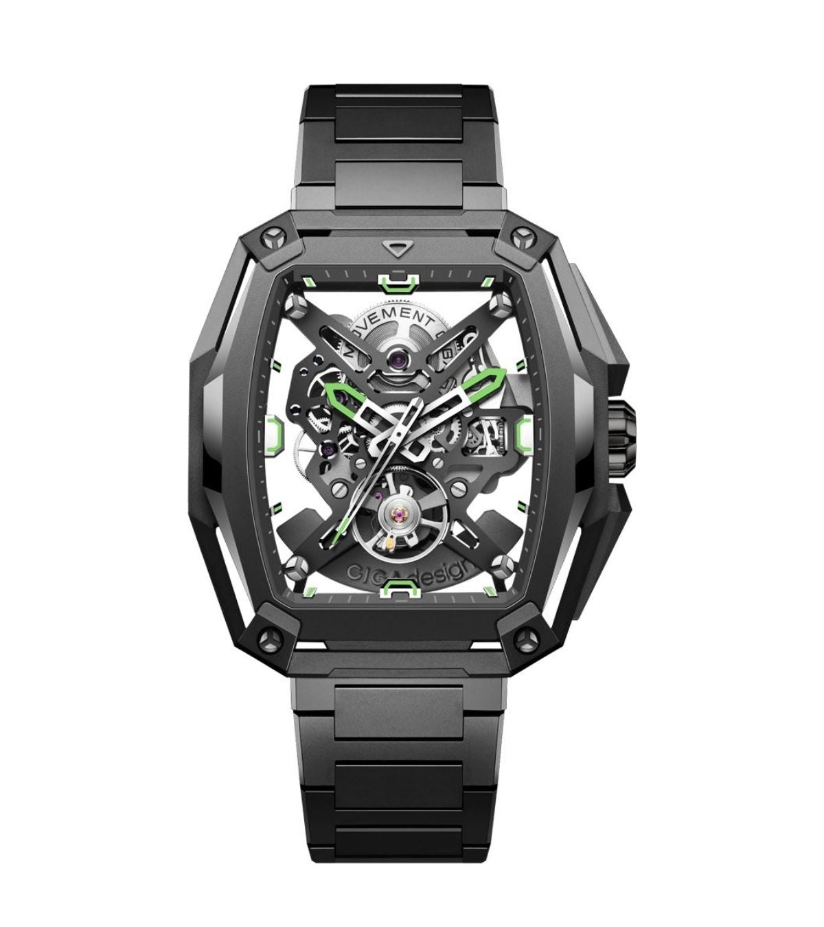 Relógio Masculino CIGA design Z Series Hunter Carbono (Z041-TIGR-1G)
