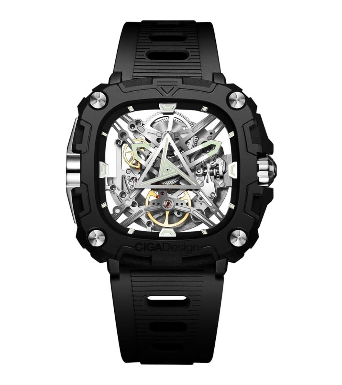 Relógio Masculino CIGA design X Series Eye of Horus Prata (X051-BS01-W5B)