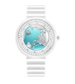 Relógio Feminino CIGA design U Series Blue Planet Ice Age (U030-WU01-7W)