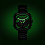 Relógio Masculino CIGA design Eastern Jade Preto (C012-BB01-W7B)