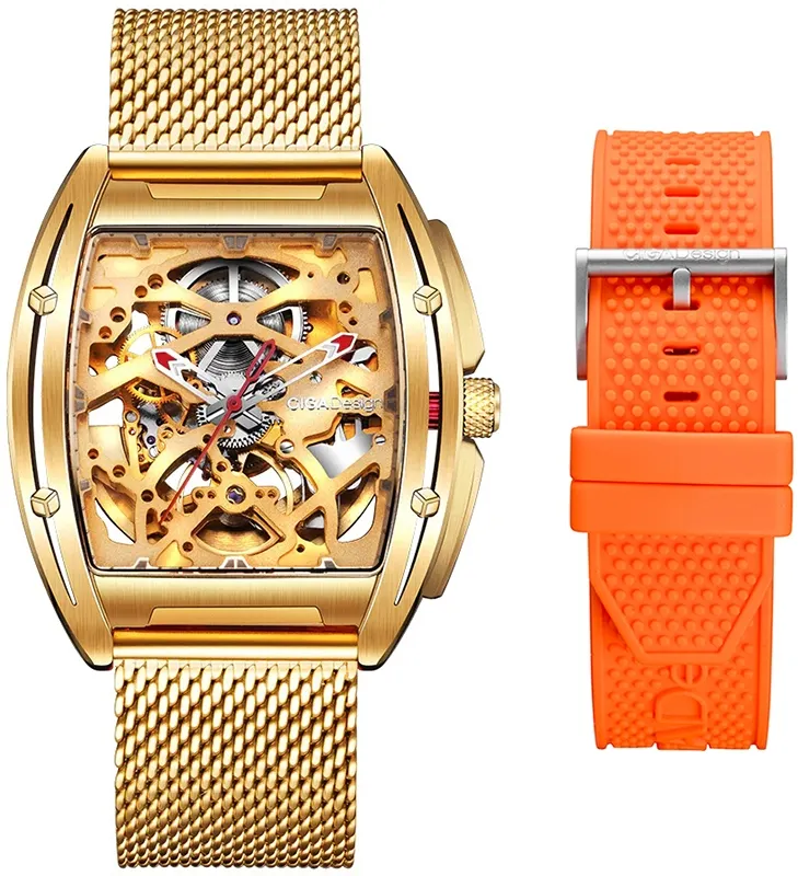 Relógio Masculino CIGA design Z Series Edge Dourado (Z031-SIGO-W35OG)