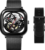 Relógio Masculino CIGA design Z Series Full Hollow Preto (Z011-BLBL-W13)