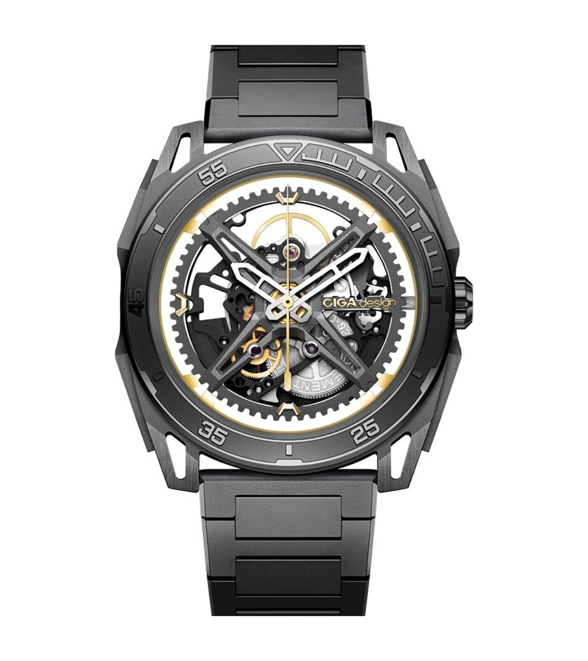 Relógio Masculino CIGA design Z Series Falcon Carbono (Z039-GG01-1G)