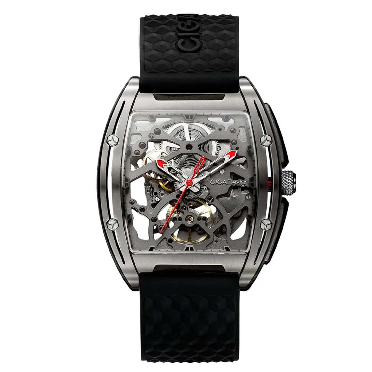 Relógio Masculino CIGA design Edge Titanium Black (Z031-TITI-W15BK)