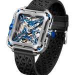 Relógio Masculino CIGA design Gorilla Silver Blue (X011-BLBU-25BK)