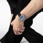 Relógio Masculino CIGA design Gorilla Silver Blue (X011-BLBU-25BK)