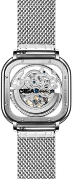 Relógio Masculino CIGA design Z Series Full Hollow Prata (Z011-SISI-W13)
