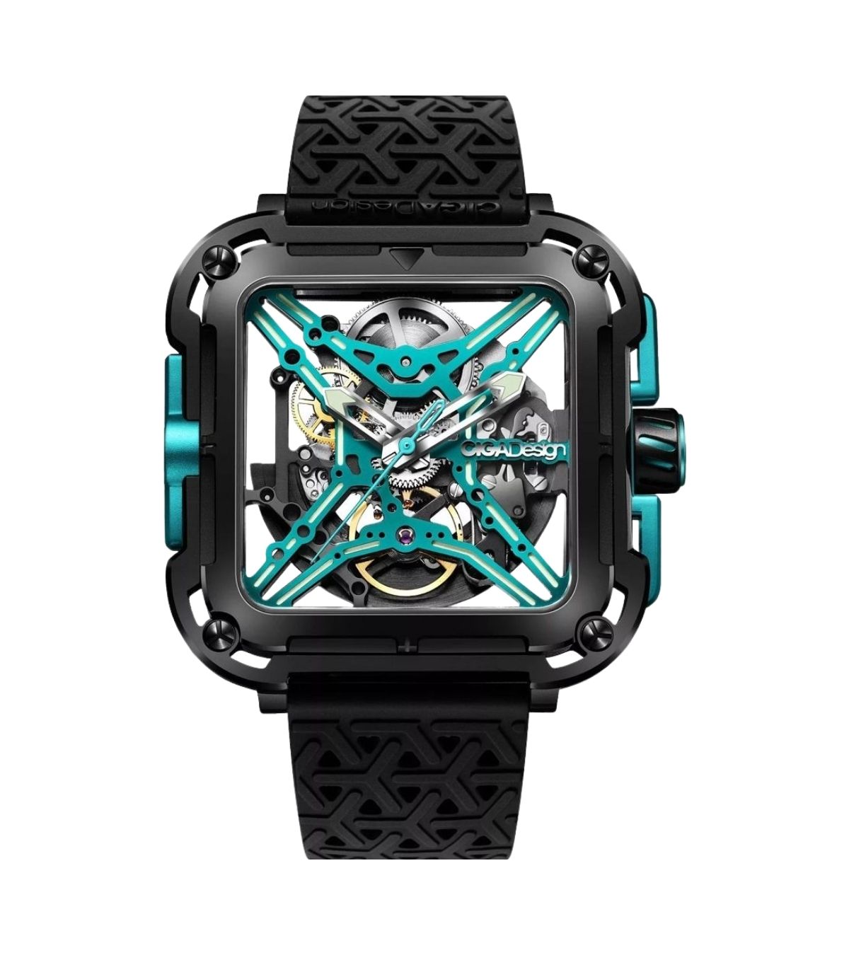 Relógio Masculino CIGA design X Series Gorilla Preto/Azul (X011-BLBU-25BK)
