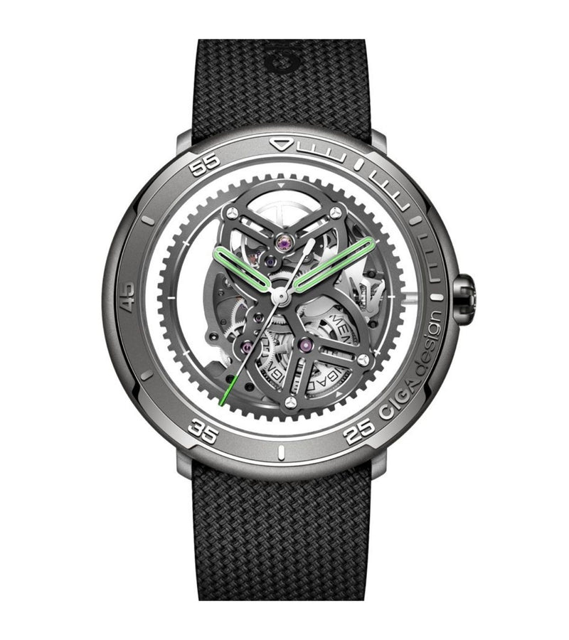 Relógio Masculino CIGA design Vector Titânio (V011-TIGR-6B)