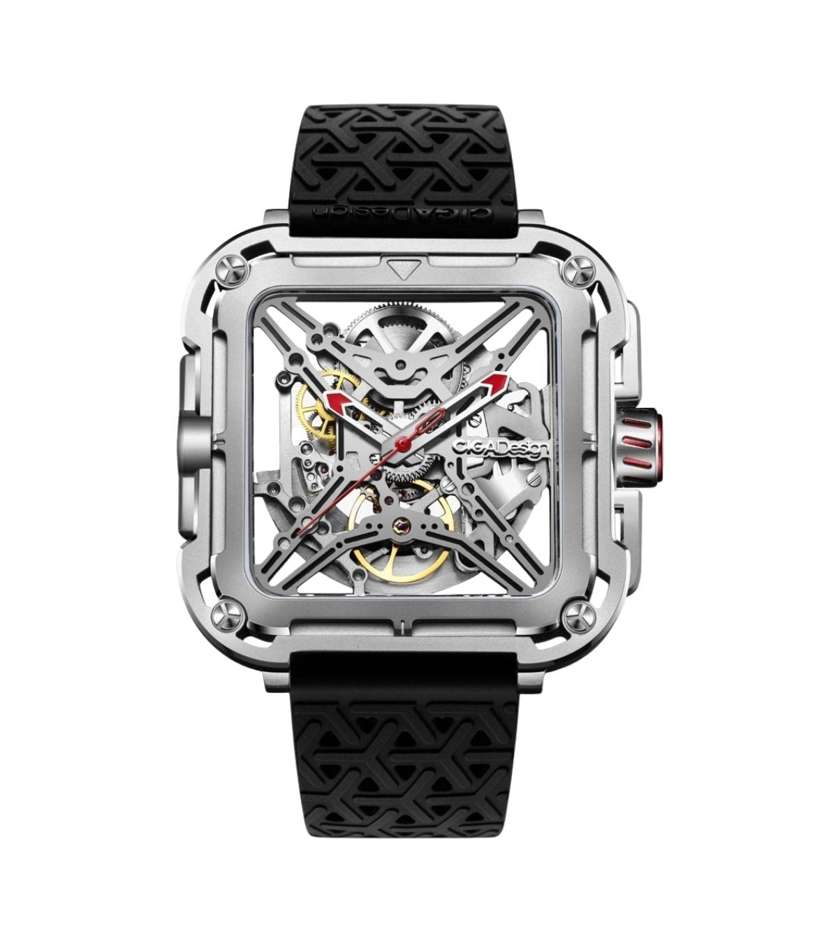 Relógio Masculino CIGA design X Series Gorilla Prata (X011-SISI-W5BK)