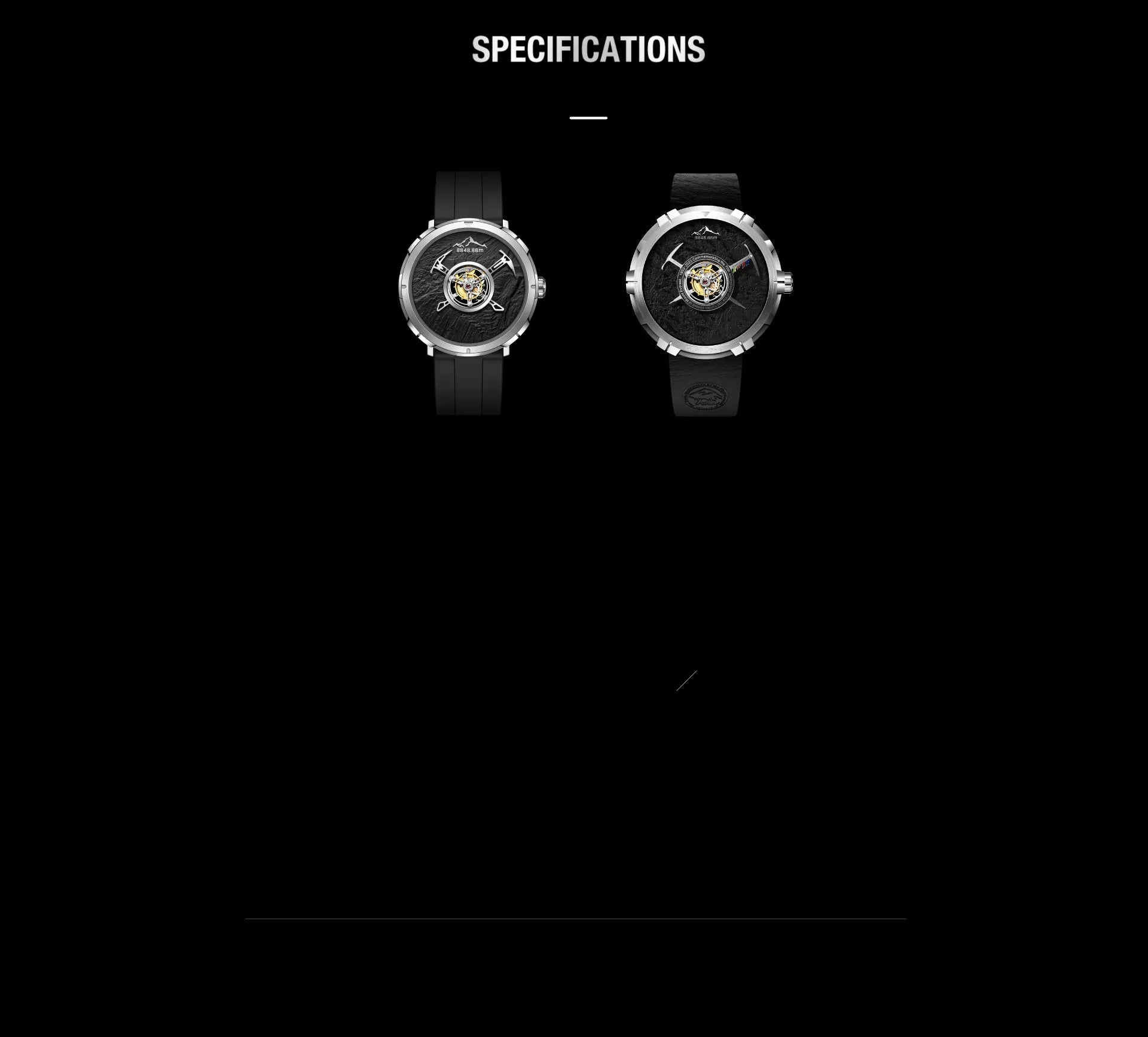 CIGA design Central Tourbillon Watch