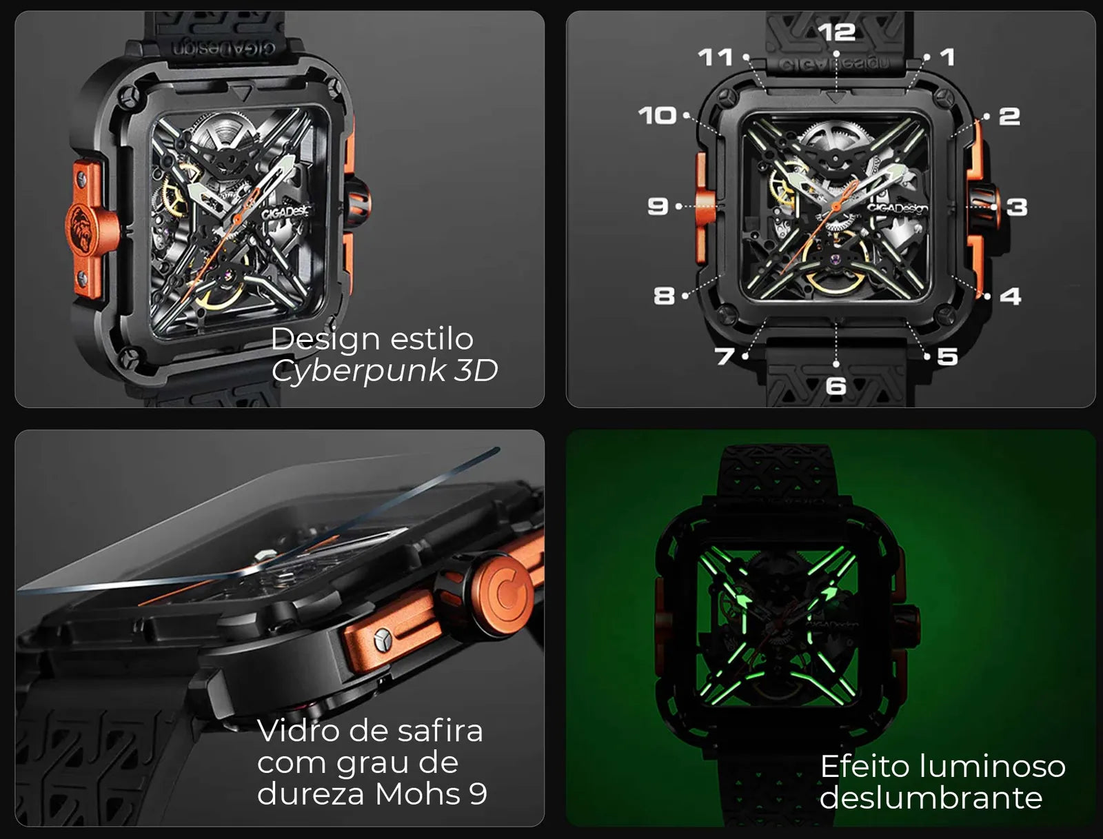 CIGA design Gorilla em detalhe