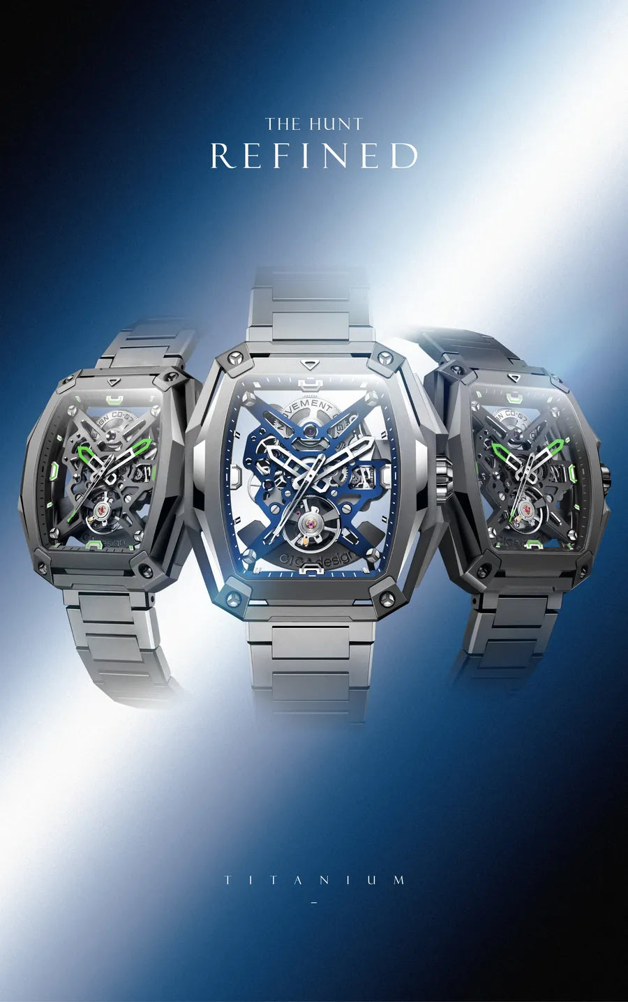 Relógio Masculino CIGA design Z Series Hunter Carbono (Z041-TIGR-1G)