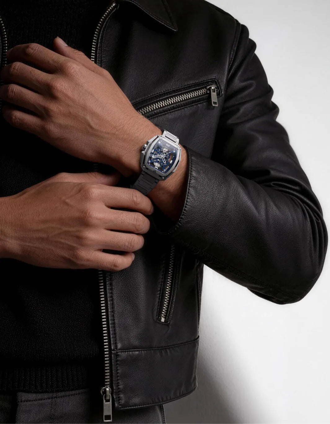 Hunter Titanium na cor Blue