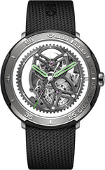 Relógio Masculino CIGA design Skeleton Vector Carbon Fiber (V011-TCGR-6B)