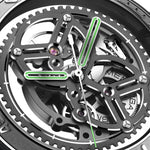 Relógio Masculino CIGA design Skeleton Vector Carbon Fiber (V011-TCGR-6B)