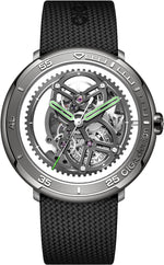 Relógio Masculino CIGA design Skeleton Vector Titanium (V011-TIGR-6B)