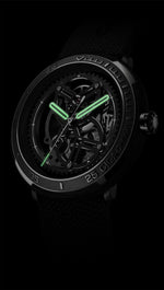 Relógio Masculino CIGA design Skeleton Vector Titanium (V011-TIGR-6B)