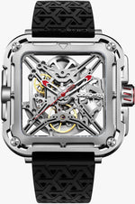 Relógio Masculino CIGA design Gorilla Silver (X011-SISI-W5BK)