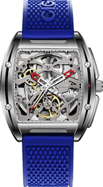 Relógio Masculino CIGA design Z Series Edge Prata Azul (Z031-SS01-W5BU)