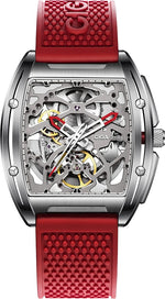 Relógio Masculino CIGA design Z Series Edge Silver Red (Z031-SS01-W5RE)