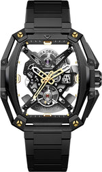 Relógio Masculino CIGA design Skeleton EDGE-Hunter Black Gold (Z035-BB02-W1B)