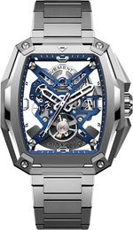 Relógio Masculino CIGA design Skeleton EDGE-Hunter Azul (Z041-TIBU-1T)