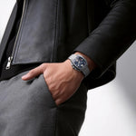 Relógio Masculino CIGA design Skeleton EDGE-Hunter Azul (Z041-TIBU-1T)