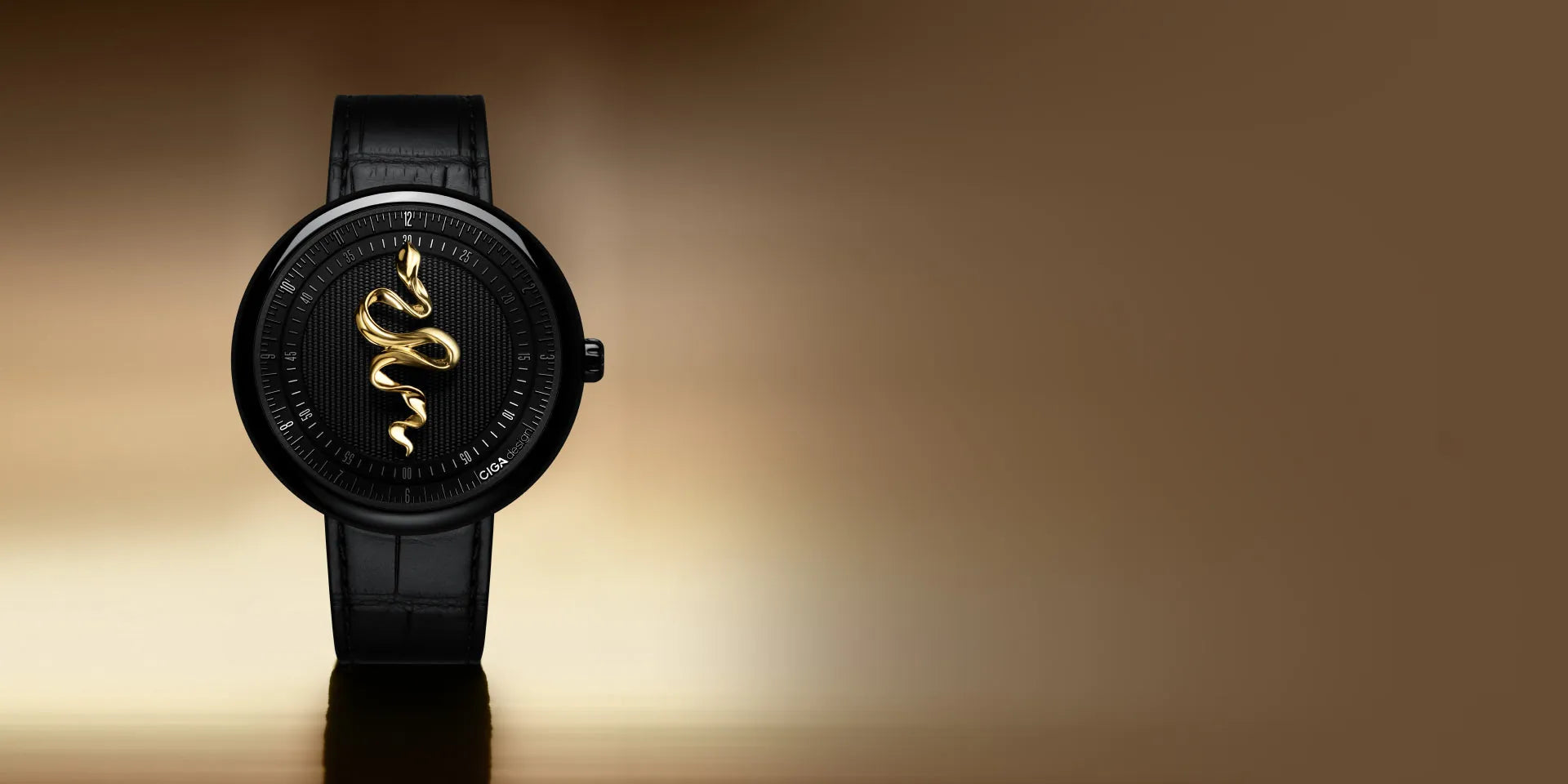 Relógio Masculino CIGA design U Series Legend of Serpent Prata 925 (U037-BB02-W6B)
