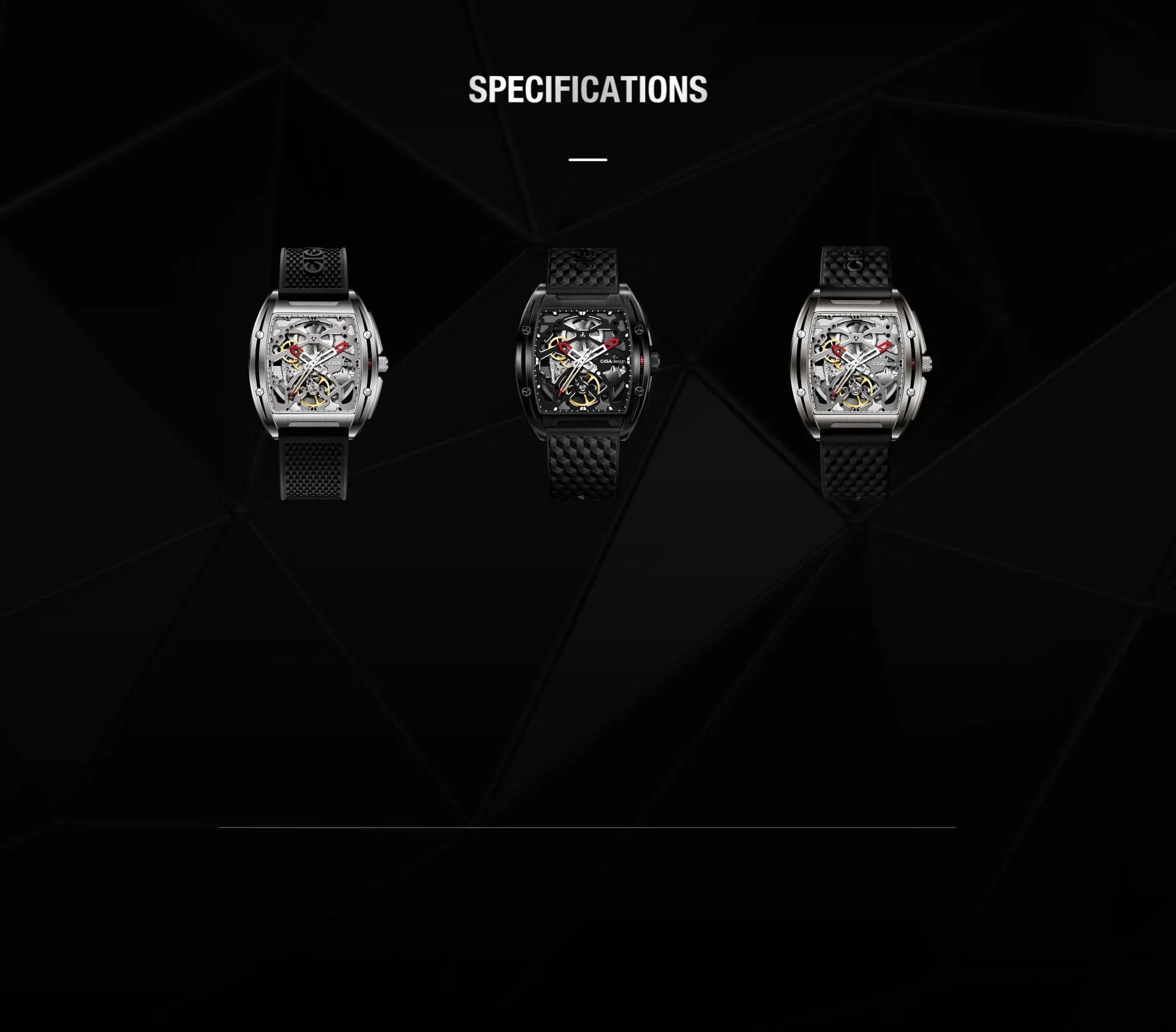 CIGA design Automatic Skeleton Watch · Edge